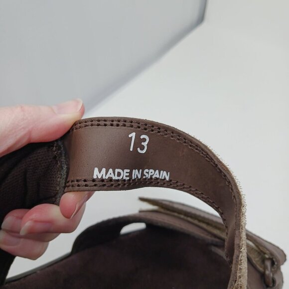 Cosyfeet BINGLEY Brown Sandals Size 13 Wide Fit Diabetic Comfort - Picture 13 of 14